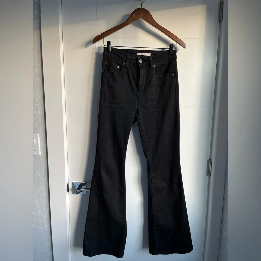 Levi's 726 Black Flare Jeans ๐๐๐ - Picture 4 of 10